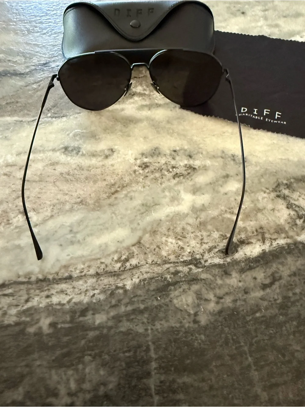 Diff - DASH - MATTE BLACK + SOLID GREY + POLARIZED SUNGLASSES